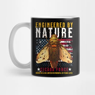 Engineered by nature cicada force Mug